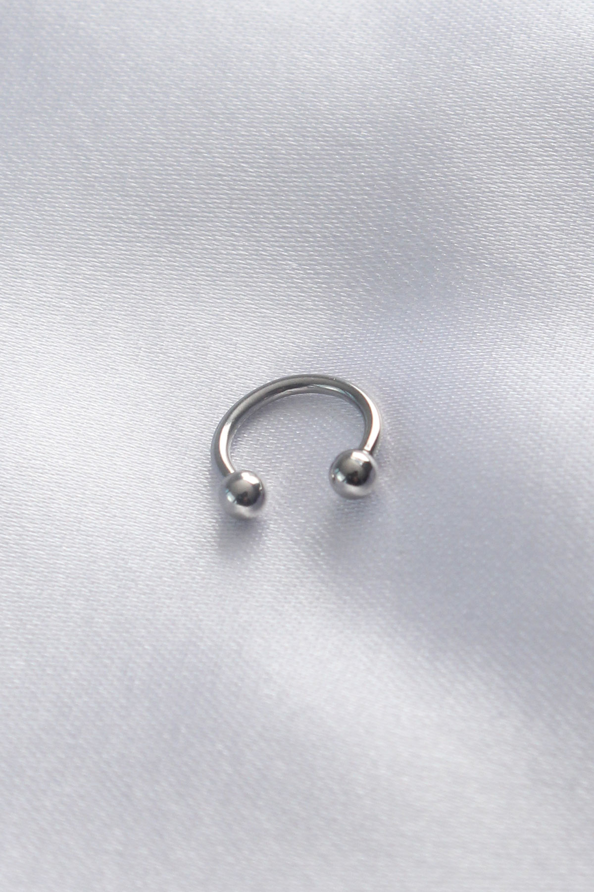 316L Cerrahi Çelik Minimal Toplu Gümüş Renk Piercing