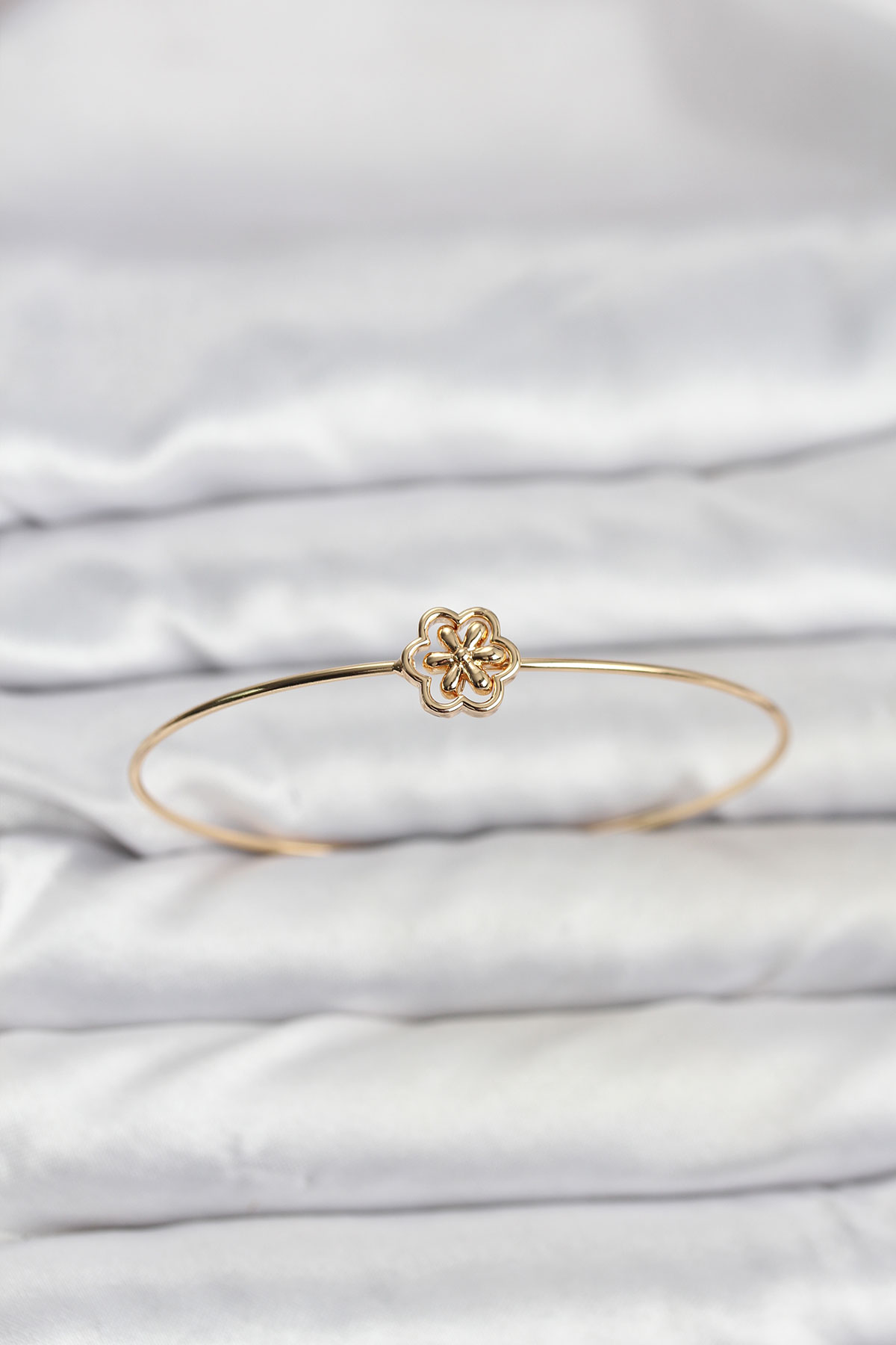 Lotus Model Gold Renk Bileklik